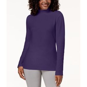 ✨NWT Purple Long Sleeve Top by Karen Scott (XL)